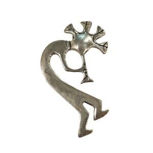 🎶 Vintage Sterling Silver Kokopelli Pendant - Southwestern Dancer